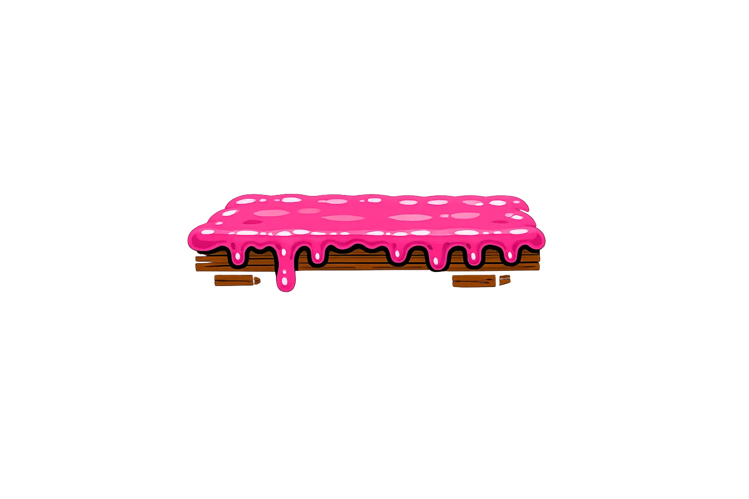 Slime-covered platform reward
