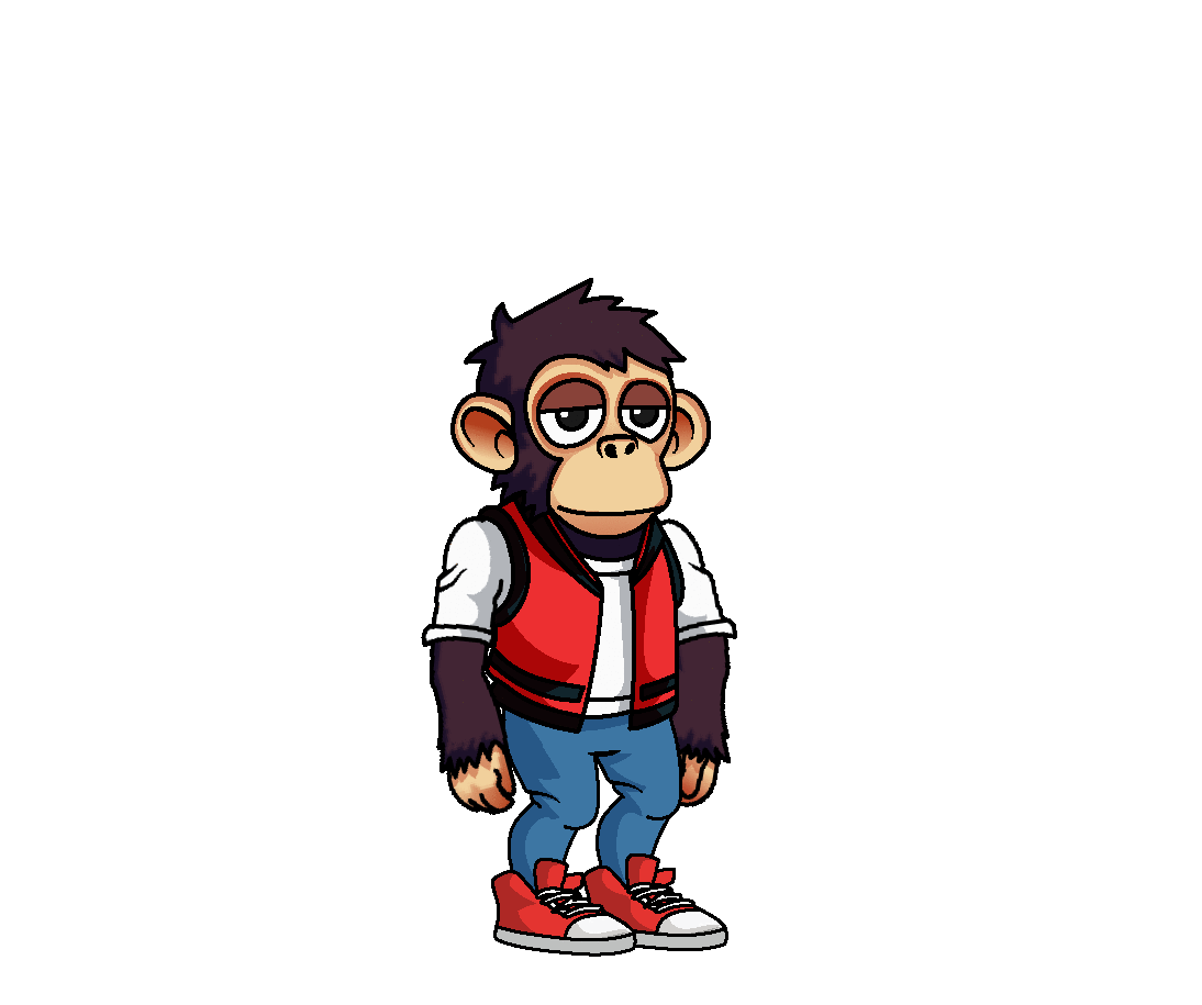 Bored Ape character skin standing